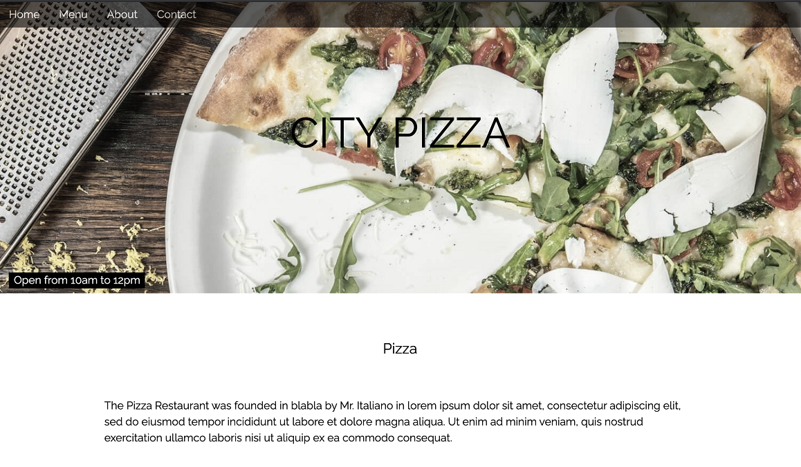 City Pizza